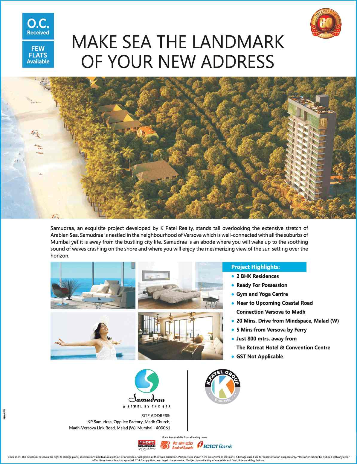 Book your abode at K Patel Samudraa & make sea the landmark of your new address in Mumbai Update